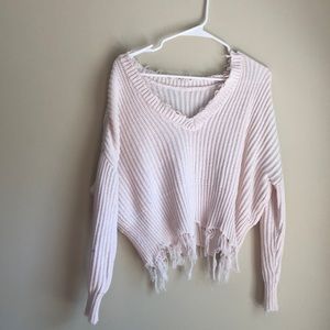 Frayed Sweater